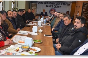 SATEM Başkan Adayı Tamer Oktav Gazetecileri Ağırladı